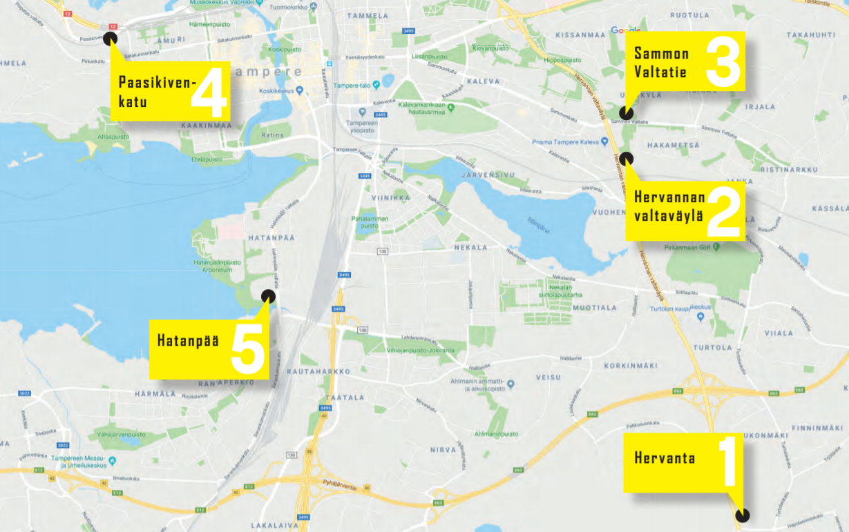 Tienvarsimainonta – Tampere