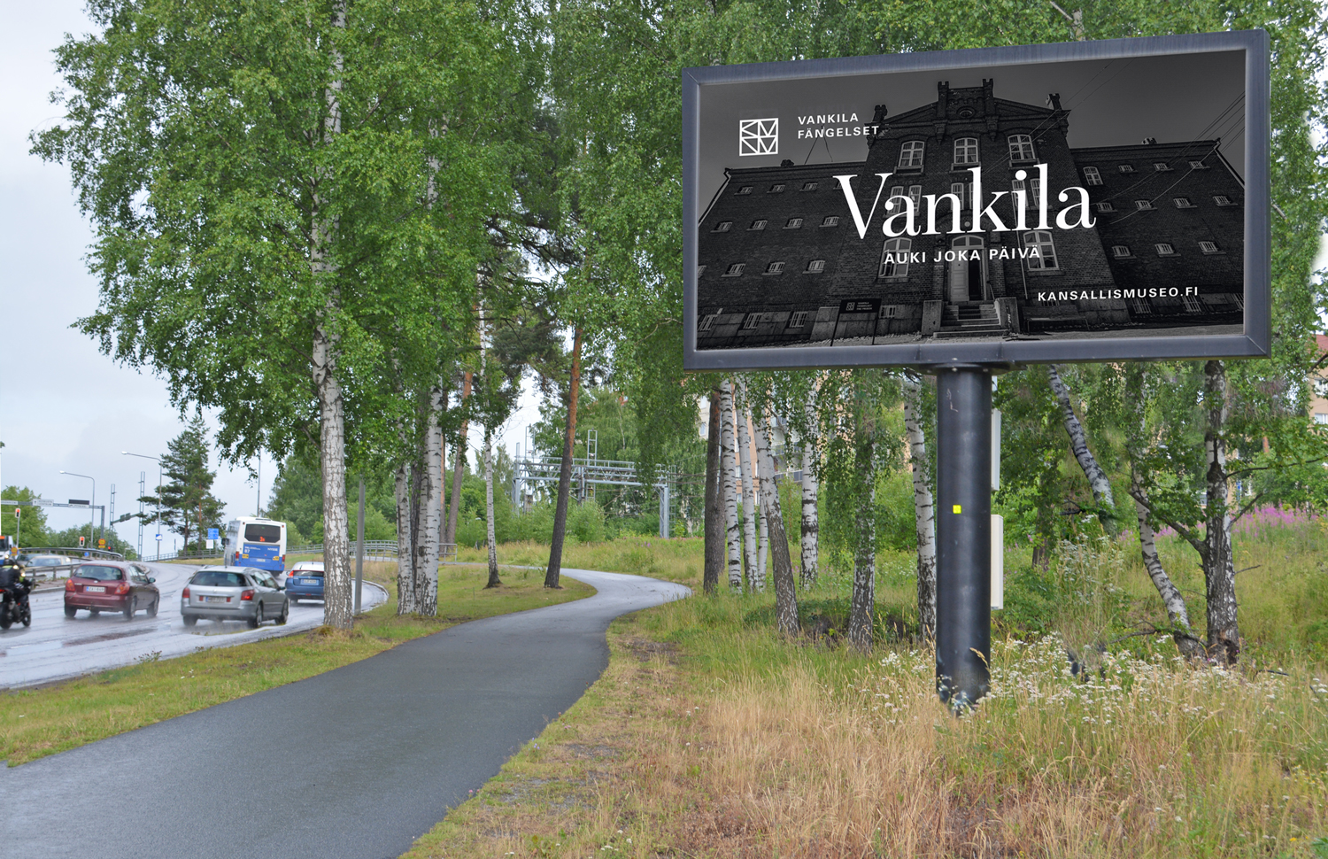 Haarlan mäki-Led-taulu- Ojakadun Mainostoimisto